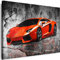 Myartstyle - Bilder Auto Lamborghini 70 x 50 cm Leinwandbilder XXL - 1 Teilige Wandbilder Sport Kunstdrucke w-a-2024-061