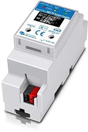 enertex KNX TP Secure Coupler - 2TE KNX TP Secure