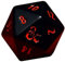 Ultra-Pro 143006 Dadi D20 Dungeons & Dragons, Heavy Metal, Multicolore, 35049