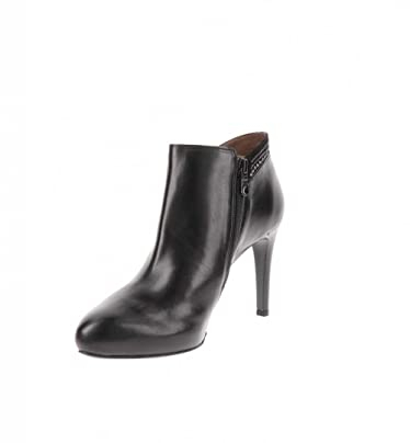 Nero Giardini I013461DE Tronchetti Donna in Pelle E Suede - Nero 37 EU