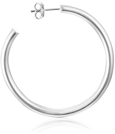 Brandlinger ® Ohrringe Silber 925 vergoldet. Creolen gold und silber. Statement Ohrringe in verschiedenen Größen, hohl gefertigt und somit sehr leicht zu tragen