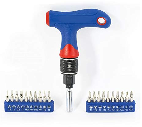 LiMePng Screwdriver Set Mini Screwdriver with Bit Set Torx Slotted Phillips Screwdriver T-handle Screwdriver LiMePng