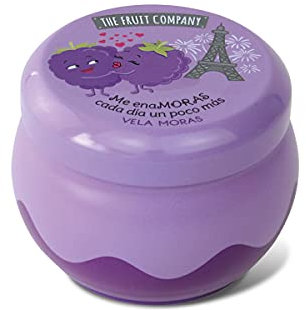 THE FRUIT COMPANY Vela de Moras Perfumada Cera 100% Vegetal | 40 horas | 150 gr