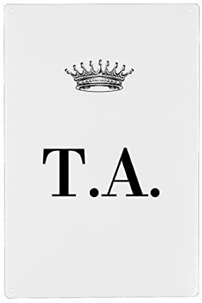 artboxONE Metall-Poster 30x45 cm Schwarzweiß Queen TA von Künstler AB1 Edition