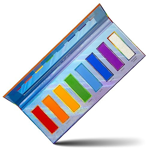 SUVA Beauty We Make Rainbows Jealous Eyeshadow Palette - Palettes De Maquillage Rainbow & Coloré Palette Maquillage Yeux Avec Des Pigments Pressés Mats Doux - Longue Durée Maquillage Palette Yeux