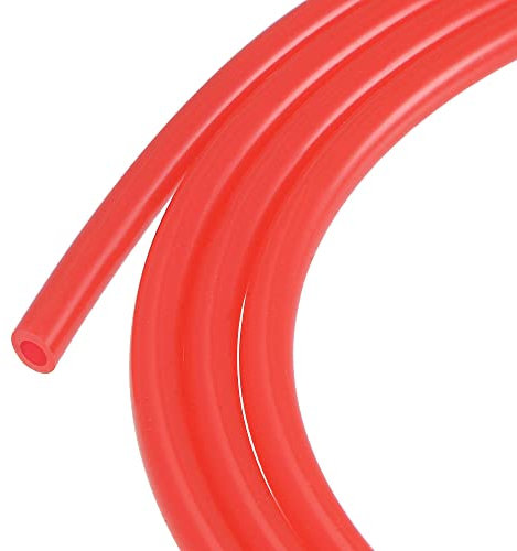 sourcing map Tuyau en Silicone 2mm ID 4mm OD 2.5 Mètre de Long Rouge Tuyau d'Arrosage Haute Température
