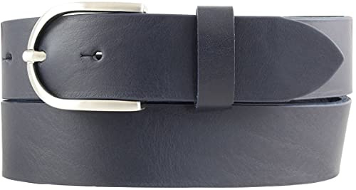 BELTINGER Damen-Gürtel aus Vollrindleder 3,5 cm | Jeans-Gürtel für Damen 35mm | Chino-Gürtel mit runder Gürtelschließe