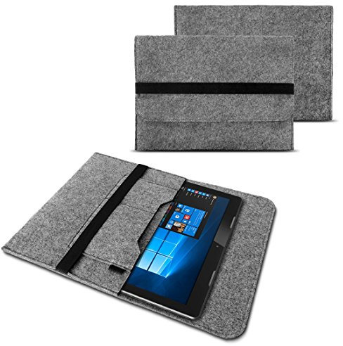 NAUC Tablet Tasche kompatibel mit Samsung Galaxy Tab S11 S10 S9 S8 Ultra 14,6 Zoll Hülle Schutzhülle Tablet Sleeve Filz Case Cover, Farben:Grau