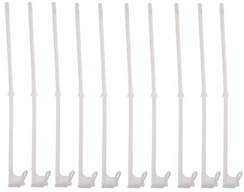 Ukrainian Flag 10Pcs Car Window Flagpoles Without Flag, Car Window Flag Holder Festival Flag Holder Vehicle Window Flag Racks Car Flag Window Clips (44CM) White Table Runner