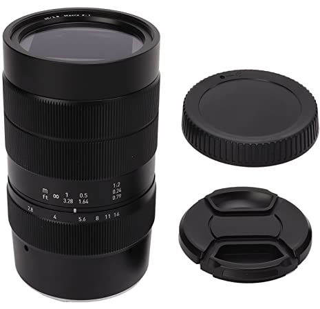 Sxhlseller Lente de Cámara Lente Macro para Nikon Z5 Profesional 60 Mm F2.8 Lente de Cámara Macro Doble Aumento Enfoque Manual Lente Macro de Cámara para Montura Z para Nikon Z5