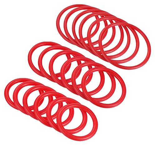 PATIKIL Carnival Ring-Toss Rings Kit Set Plastic Hoop for Outdoor Party Favor Game Booth