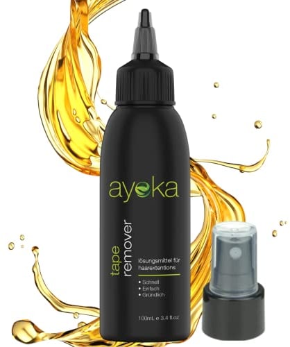 HERMOSISIMO Tape Entferner für Extensions - 100ml - Mit Pflegendem Arganöl - Tape Extensions Bondinglöser - Schonendes Entfernen von Tape In Klebestreifen und Bondings