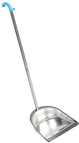 Alipis Edelstahl Müllschaufel Mit Langem Griff Staubpfanne Für Haushalt Und Büro Reinigungswerkzeug Effiziente Abfallentsorgung Und Schmale Ecken Reinigung