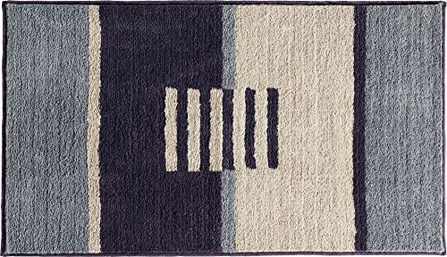 REDBEST Badematte, Badteppich, Badvorleger Houston - rutschhemmend, Flauschiger Flor, pflegeleicht, für Fußbodenheizung geeignet - Taupe Größe 50x80 cm
