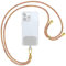 mtb more energy® Universal Handykette - Rainbow - Metallteile Farbe Gold - kompatibel mit vielen Handyhüllen - Band Seil Kordel zum Umhängen
