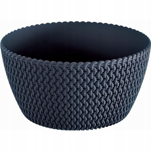SPLOFY Pflanzschale 3,8 l, Abmessungen (mm) 236 x 236 x 123, Farbe Anthrazit
