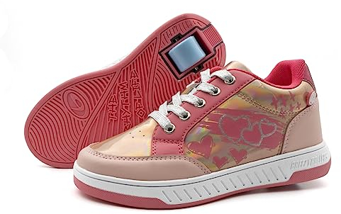 BREEZYROLLERS 2223121, Rollschuh, Schuhe mit Rollen, 2-in-1 Kinderschuhe, Skateboardschuhe, Sneakers (eu_Footwear_Size_System, Big_Kid, Numeric, medium, Numeric_39)