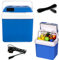 Crystals Thermoelectric 24L/26L 240V AC & 12V DC Electric Cool Box, Heating and Cooling Functions, Portable Travel Cooler Box Camping Car Mini Fridge (24L Cooler & Warmer)