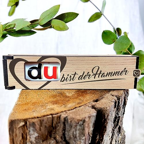 Du bist der Hammer - Schokoriegel Geschenkbox inkl. Duplo - Jahrestag , Partner , Weihnachtsgeschenke Kleinigkeiten, Ein Perfekter Ehemann, Paar Geschenke Für Ihn