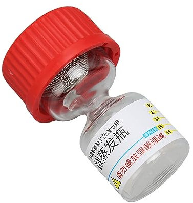 Hiraith Mikro-Verdunstungsflasche, Schmales Flaschenhals-Uhrenreparaturwerkzeug, Sanduhrform, Mikro-Verdunstungsglasflasche Epilame Watch Shop