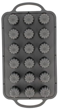 Moule Silicone 18 mini-cannelés 3,5 cm