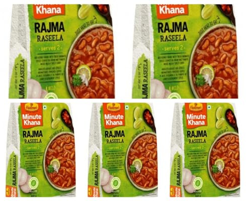 Haldiram's Rajma Raseela Ready Meal - 300g (Pack of 5) | A Flavorful Journey into Authentic Indian Cuisine | | Ready-to-Eat | No Preservatives