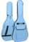 SUQ Borsa impermeabile Oxford per chitarra, 40/41pollici Custodia per Chitarra Classica, Chitarra Acustica in Tessuto Oxford con Tasca per Leggio Musicale, Doppia Cinghie da Spalla Regolabile (Blu)