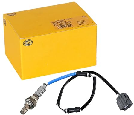 HELLA 6PA 358 221-591 Lambdasonde Sauerstoffsensor- 4-polig - Kabel: 460mm | 6PA 358 221-591 Kompatibel mit Civic Vii Coupe (EM2),Civic Vii Hatchback (eu, Ep, Ev),fr-V (be),stream (rn)