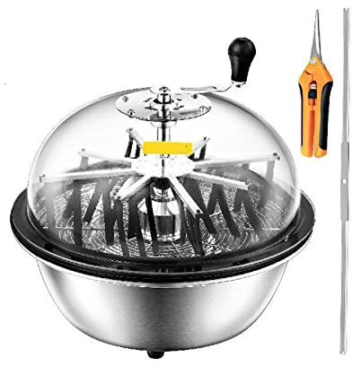 Hydroponischer Blattschalen-Blattschneider 16 Zoll Twisted Spin Cut Gartengeräte for Pflanzenknospen-Blattschneider und Kräuterherstellung Einfache Bedienung für Anfänger und Profis