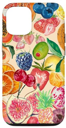 iPhone 12/12 Pro Fruit Collage Preppy Summer Case
