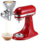 Accessorio per macina tutto in metallo per mixer KitchenAid con 12 livelli di macinazione, accessorio per macinare grano, mais, avena, grano saraceno, miglio e altri cereali