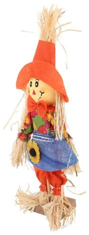 ORFOFE Dekorative Vogelscheuche Niedliche Halloween-deko Für Garten Fenster Feiern Robustes Material Einfache Montage Für Erntedankfest Halloween-Dekoration