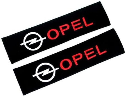 2Stück Gurtpolster Auto Autogurtpolster Schwarz Polsterung für Sitzgurt Auto Gurt Universal Sicherheitsgurt Polster Autogurt Polster Gurtschoner Schulterpolster (Op-el)