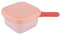 Zwfjcmsa Cortador de verduras con cesta de drenaje, cesta de drenaje de verduras para de cocina, color rosa