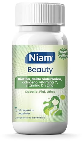 Niam Beauty | Biotina para el Pelo con Ácido Hialurónico y Colágeno