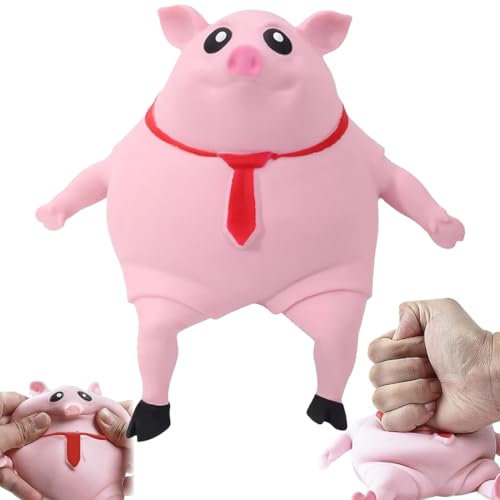 Stress Schwein, Anti Stress Schwein, Schweine Quetschspielzeug, Schwein Zum Schlagen, Piggy Squeeze Toy, Anti Stress Spielzeug Für Erwachsene Und Kinder