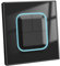 1/2/3/4 gang 2 way Black/White/Grey Tempered Glass Panel Acrylic Push Button Wall Socket Light Switch LED Indicator Lights 86mm*90mm (3 gang 2 way black)