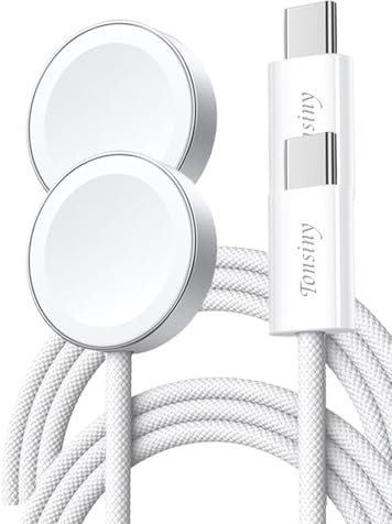 For apple watch charger[2 pack],for I watch Series 10 9 8 7 6 5 4 SE Ultra 2 1 Magnetic Wireless Charger Braided cable USB C for iphone watch charger dock Portable watch series 3 charger Cord type c