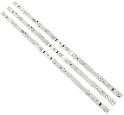 MAKAZHZZRM LED Backlight Strips 8LED Fit For Toshiba 32W2353RB 32E2533DG 32E2553DG U320DH01 TV V32B5000EH MX315D08 ZH32D08-ZC14F-01(30pcs For 10 TV)