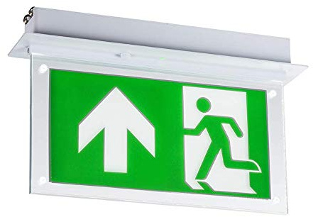 Knightsbridge 230V 2W Recessed LED Emergency Exit sign