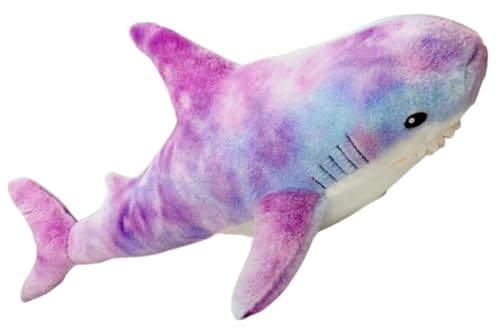 Xiyocadt Hai Kuscheltier, Relaxo Kuscheltier, Shark Plush, Hai Spielzeug, Shark Spielzeug Plüschtier, Kuschelige Spielgefährten für Kinder Geburtstage und Besondere Anlässe (60CM,violett)
