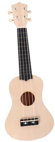 HIAKDOFT Ukulele Materialpaket Für Anfänger Bausatz Für Musikinstrumente Bausätze Gitarrenbausatz Ukulele Gitarrenhinweise Bausatz Für Eigene Handbemalt Bemalt Natürliche