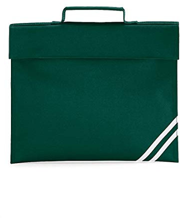 Quadra CLASSIC BOOK BAG SCHOOL BAG - 8 COLOURS - Bottle Green