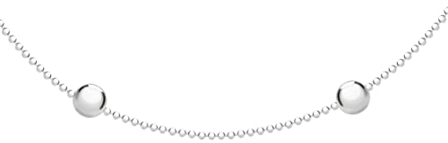 Tuscany Silver Damen Kugelkette Sterling Silber 40cm