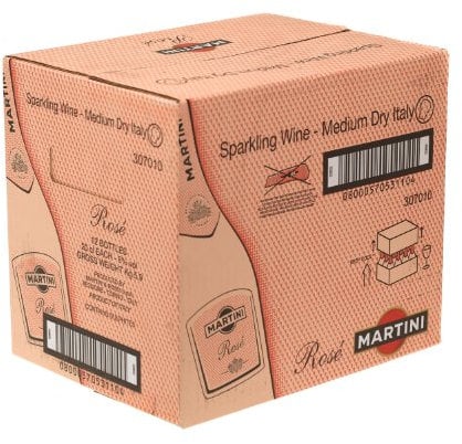 Martini Miniature Rose Sparkling Wine Veneto 20 cl (Case of 12)