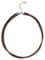 Esprit Damen Halskette 925 Sterling Silber Leder 75 cm braun ESNL92251B750