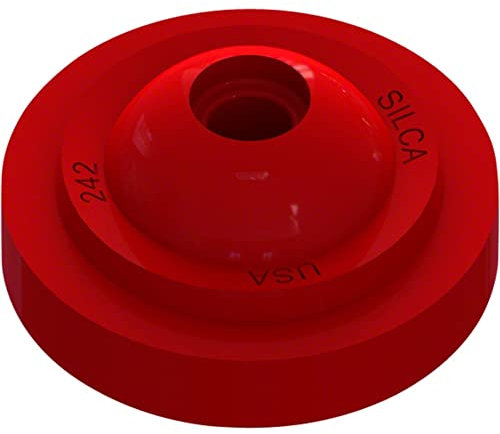 SILCA Guarnizione in elastomero Presta Chuck 242 | Adatto a Tutte Le Teste Presta a Campana | Guarnizioni in elastomero di Ricambio | Pompa Guarnizione Rondella di Tenuta
