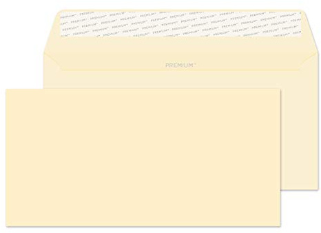 Blake Business - Cream Wove Envelopes DL (110 x 220mm) - Pack of 500 - Premium 120GSM - FSC Certified - Cream Envelopes - Business/Office Supplies - Laser & Printer Compatible (61882)