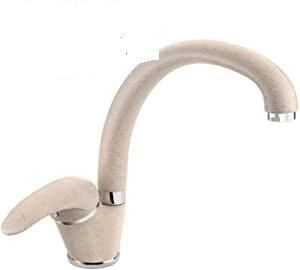 Einhandmischer Sandbeige Granit Küchenarmatur Spültischarmatur Küchen Wasserhahn von DEANTE Modell VIOLA Ausf. 4A