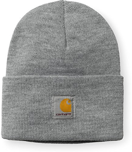 Carhartt, Acrylic Watch Hat - Cappello, unisex, colore grey heather, taglia Taglia unica